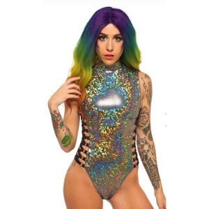Other - Espionage Reversible Bodysuit in Geode and Black Other - Espionage Reversible Bodysuit in Geode and Black